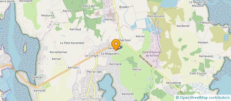 localisation de l'entreprise ARTS ET TECHNIQUES  SAINT-PHILIBERT