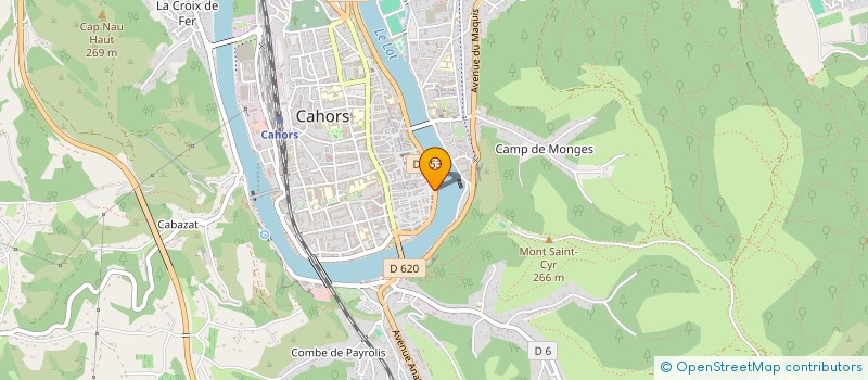 localisation de l'entreprise ARTS ET TECHNIQUES  CAHORS