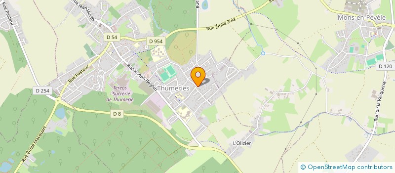 localisation de l'entreprise ARTS ET TECHNIQUES DU METAL  THUMERIES