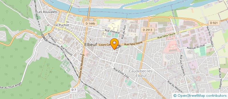 localisation de l'entreprise ARTS ET TOILES à CAUDEBEC-LES-ELBEUF