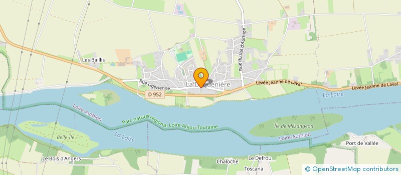 localisation de l'entreprise ARTS ET TRADITIONS POPULAIRES DE LOIRE AUTHION  LOIRE-AUTHION