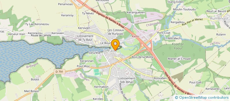 localisation de l'entreprise ARTS ET VINS  LE FAOU