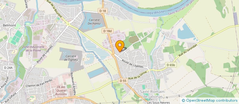 localisation de l'entreprise ARTS'EVENT  SAINT-ROMAIN-DE-JALIONAS