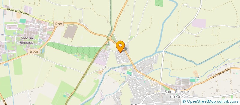 localisation de l'entreprise ARTS FACADES- LES BAUX  SAINT-ETIENNE-DU-GRES