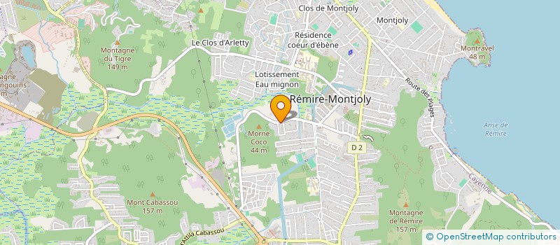 localisation de l'entreprise ARTS&FACTS à REMIRE-MONTJOLY