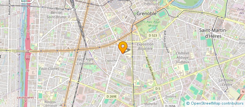 localisation de l'entreprise ARTS FEUILLES ASSISTANCES à GRENOBLE