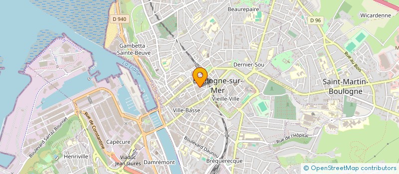 localisation de l'entreprise ARTS GO à BOULOGNE-SUR-MER