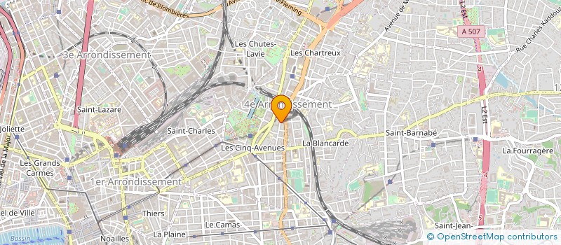 localisation de l'entreprise ARTS GRAPHIQUES DE PROVENCE à MARSEILLE