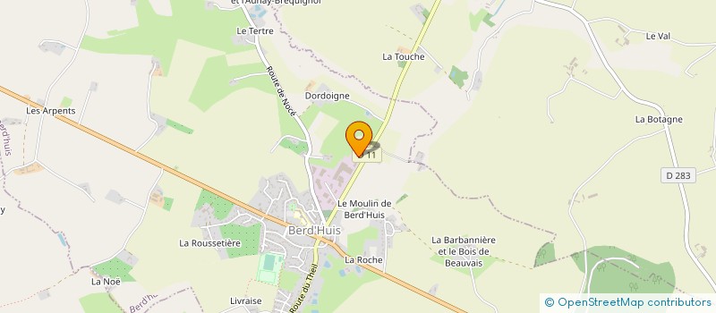 localisation de l'entreprise ARTS GRAPHIQUES ROTO - AG ROTO à BERD'HUIS