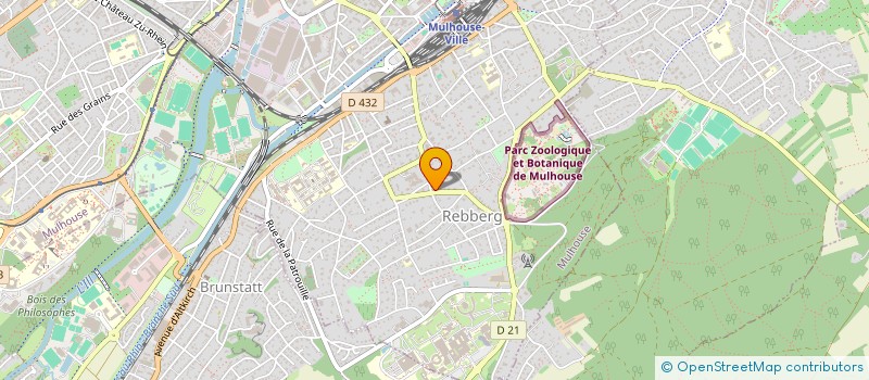 localisation de l'entreprise ARTS GRAPHIQUES SYSTEMES  MULHOUSE