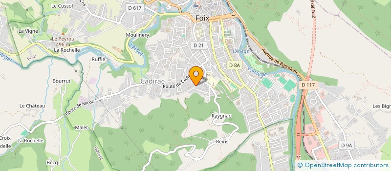 localisation de l'entreprise ARTS IEGE PARTAGE à FOIX
