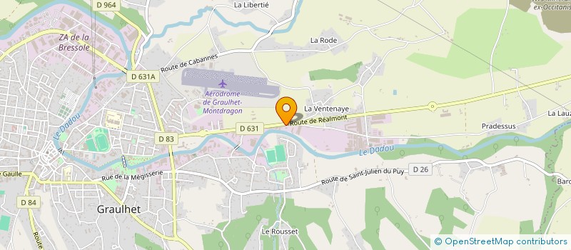 localisation de l'entreprise ARTS IMMO  GRAULHET