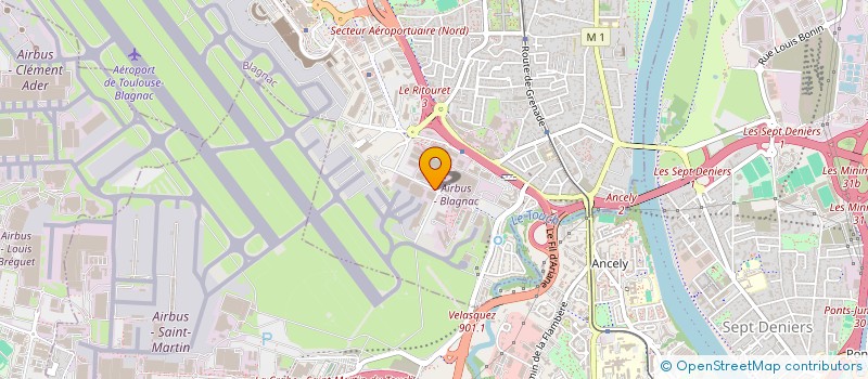 localisation de l'entreprise ARTS INNOVATION  BLAGNAC