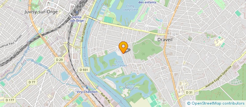 localisation de l'entreprise ARTS ITINERIS à DRAVEIL