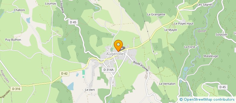 localisation de l'entreprise ARTS-JEUX-ROLES  AUGEROLLES