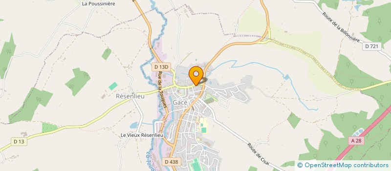 localisation de l'entreprise ARTS-LOGIS à GACE