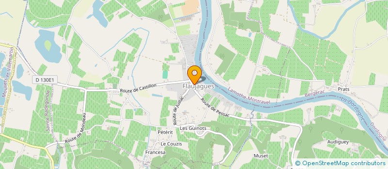 localisation de l'entreprise ARTS LOISIRS ET TRADITIONS  FLAUJAGUES