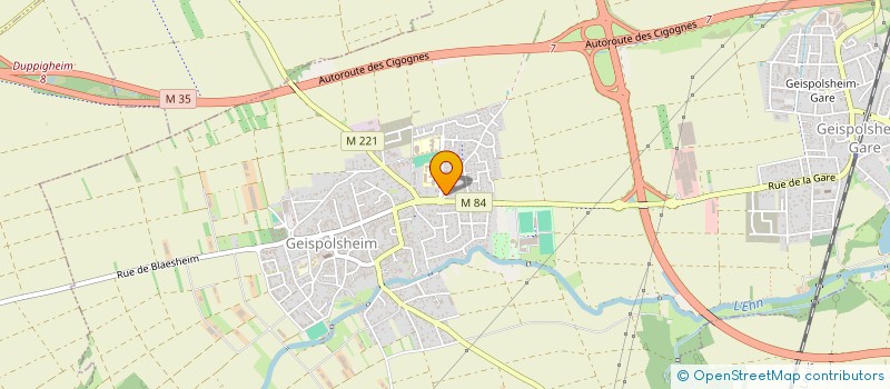 localisation de l'entreprise ARTS MARTIAUX  GEISPOLSHEIM