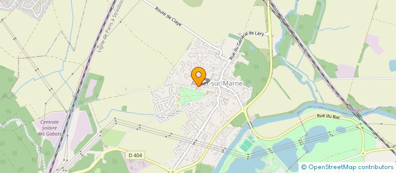 localisation de l'entreprise ARTS MARTIAUX ANNETOIS  ANNET-SUR-MARNE