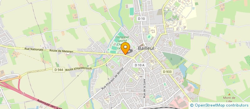localisation de l'entreprise ARTS MARTIAUX BAILLEULOIS à BAILLEUL