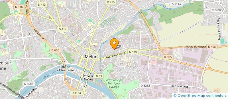 localisation de l'entreprise ARTS MARTIAUX & BIEN ETRE à MELUN
