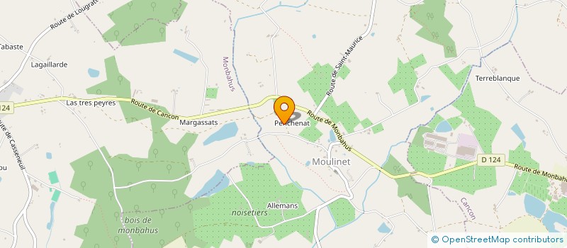 localisation de l'entreprise ARTS MARTIAUX CASTILLONNES  MOULINET