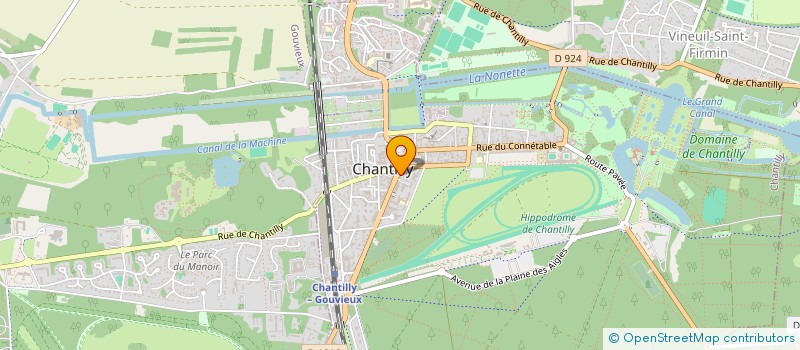 localisation de l'entreprise ARTS MARTIAUX CHANTILLY  CHANTILLY