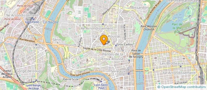 localisation de l'entreprise ARTS MARTIAUX DU 4EME à LYON