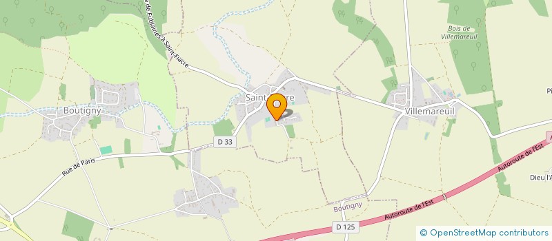 localisation de l'entreprise ARTS MARTIAUX JUDO DE CHESSY  SAINT-FIACRE