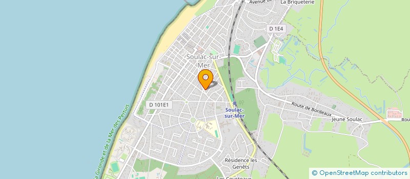 localisation de l'entreprise ARTS MEDOC  SOULAC-SUR-MER