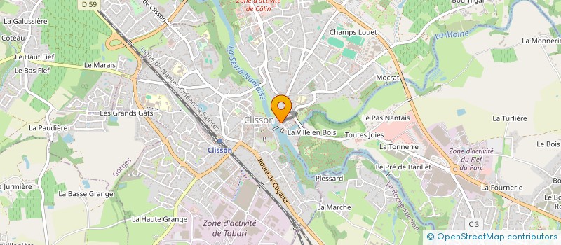 localisation de l'entreprise ARTS MEL' à CLISSON