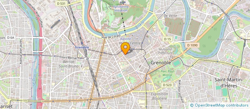 localisation de l'entreprise ARTS MENAGERS CENTER  GRENOBLE