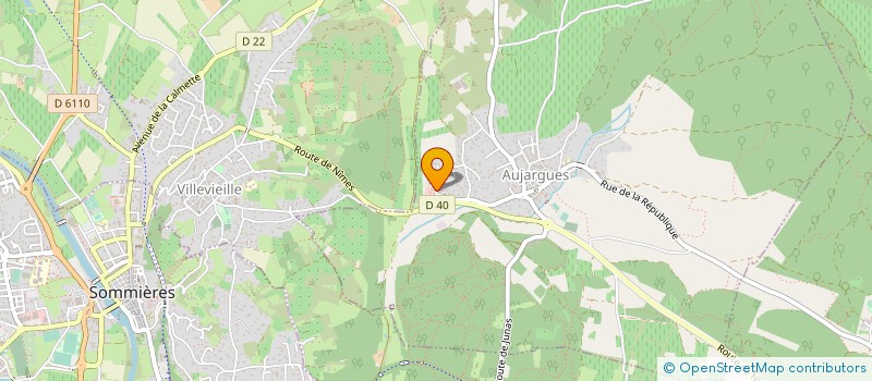 localisation de l'entreprise ARTS MENAGERS OCCITAN à AUJARGUES