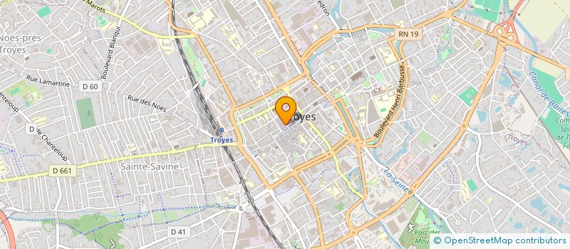 localisation de l'entreprise ARTS METIERS COMMUNICATION MARKETING  TROYES