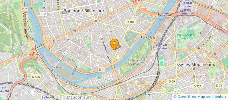 localisation de l'entreprise ARTS & MONDES à BOULOGNE-BILLANCOURT