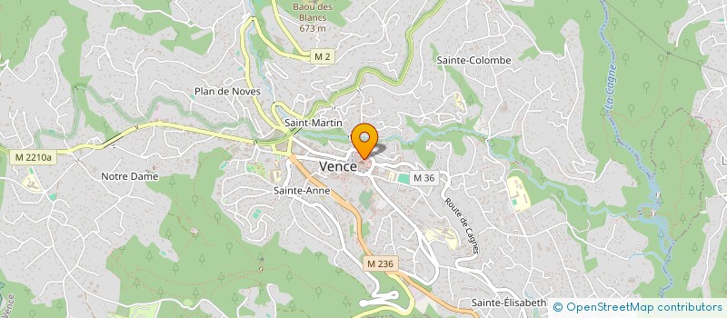 localisation de l'entreprise ARTS MOUV-VENCE à VENCE