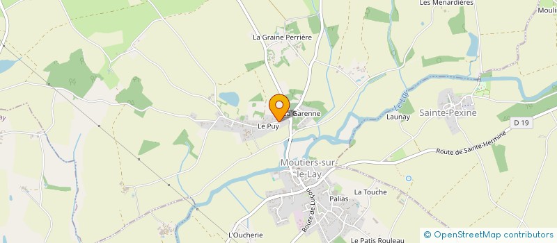 localisation de l'entreprise ARTS & MUSE  MOUTIERS-SUR-LE-LAY