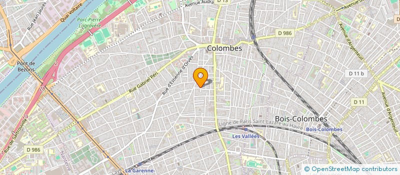 localisation de l'entreprise ARTS MUSICAUX ET EXPRESSIONS à COLOMBES