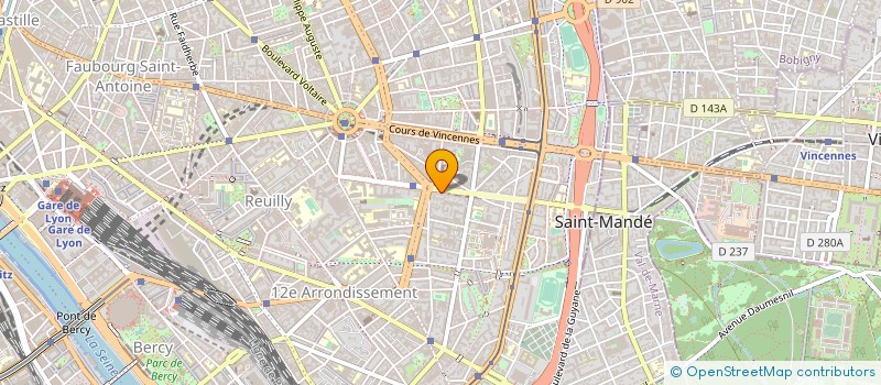 localisation de l'entreprise ARTS NEGOCE INTERNATIONALE à PARIS