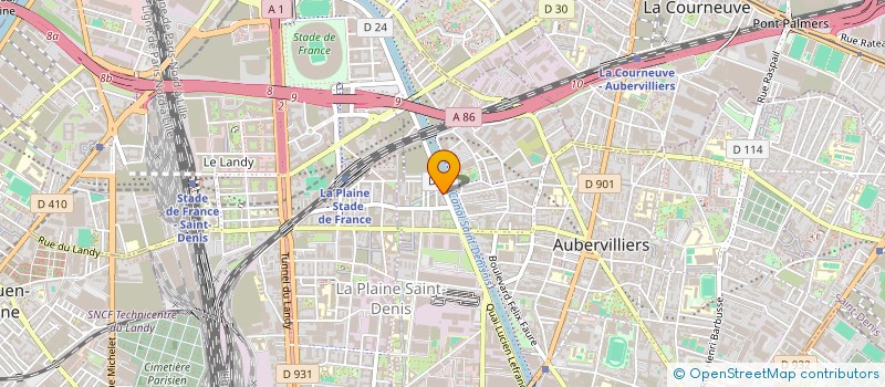 localisation de l'entreprise ARTS NOMADES  AUBERVILLIERS