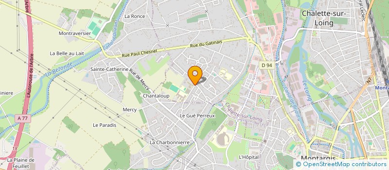 localisation de l'entreprise ARTS O LOING à CHALETTE-SUR-LOING