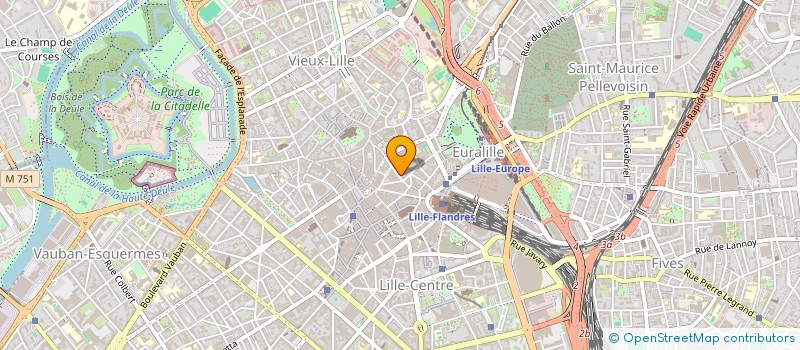 localisation de l'entreprise ARTS & PIZZAS à LILLE