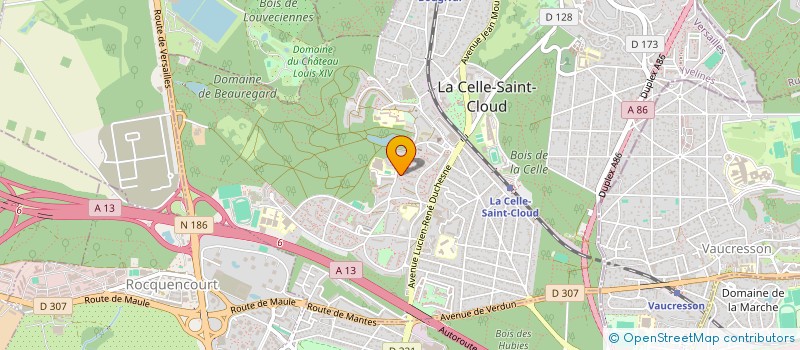 localisation de l'entreprise ARTS PLUS COORDINATION à LA CELLE-SAINT-CLOUD