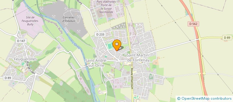 localisation de l'entreprise ARTS POUR EUX  SAINT-ANDRE-SUR-ORNE