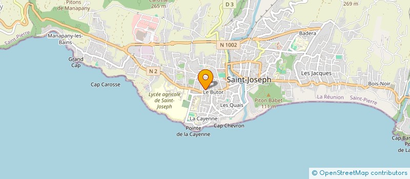 localisation de l'entreprise ARTS POUR TOUS à SAINT-JOSEPH