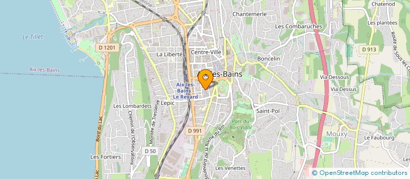 localisation de l'entreprise ARTS PRESSE INFOGRAPHIE DEVELOPPEMENT à AIX-LES-BAINS