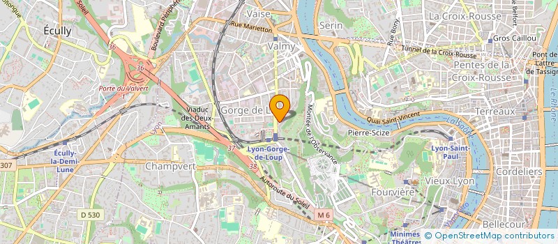 localisation de l'entreprise ARTS PRO CARRELAGE à LYON