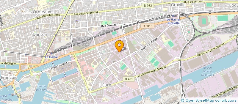 localisation de l'entreprise ARTS RENOVATION à LE HAVRE