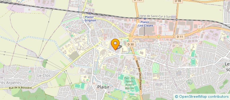 localisation de l'entreprise ARTS & RESSOURCES à PLAISIR