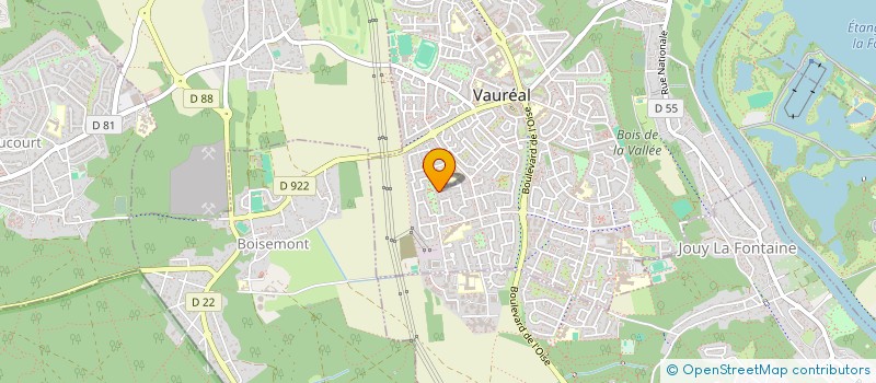 localisation de l'entreprise ARTS SANS FRONTIERE à VAUREAL